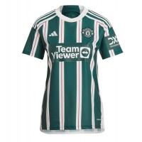 Camisa de time de futebol Manchester United Jadon Sancho #25 Replicas 2º Equipamento Feminina 2023-24 Manga Curta